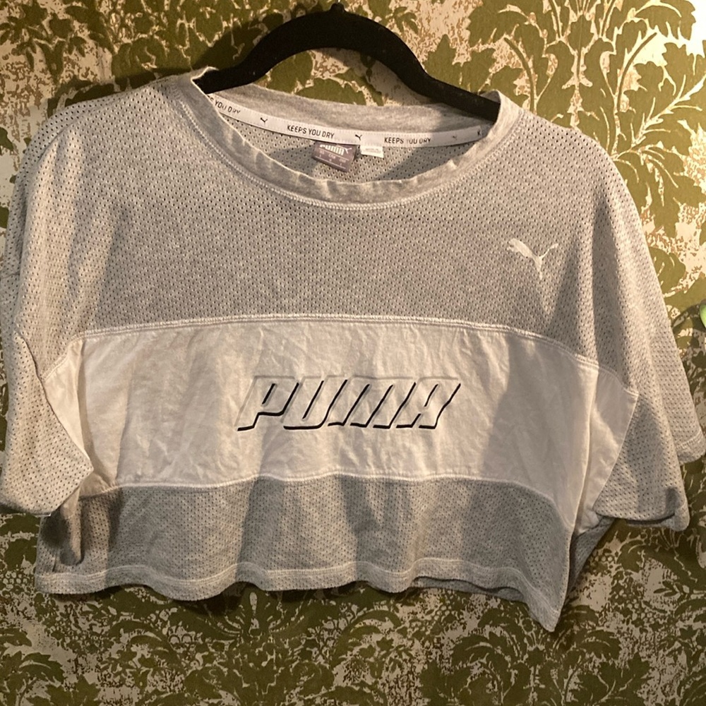 (US L) PUMA Cropped T-Shirt